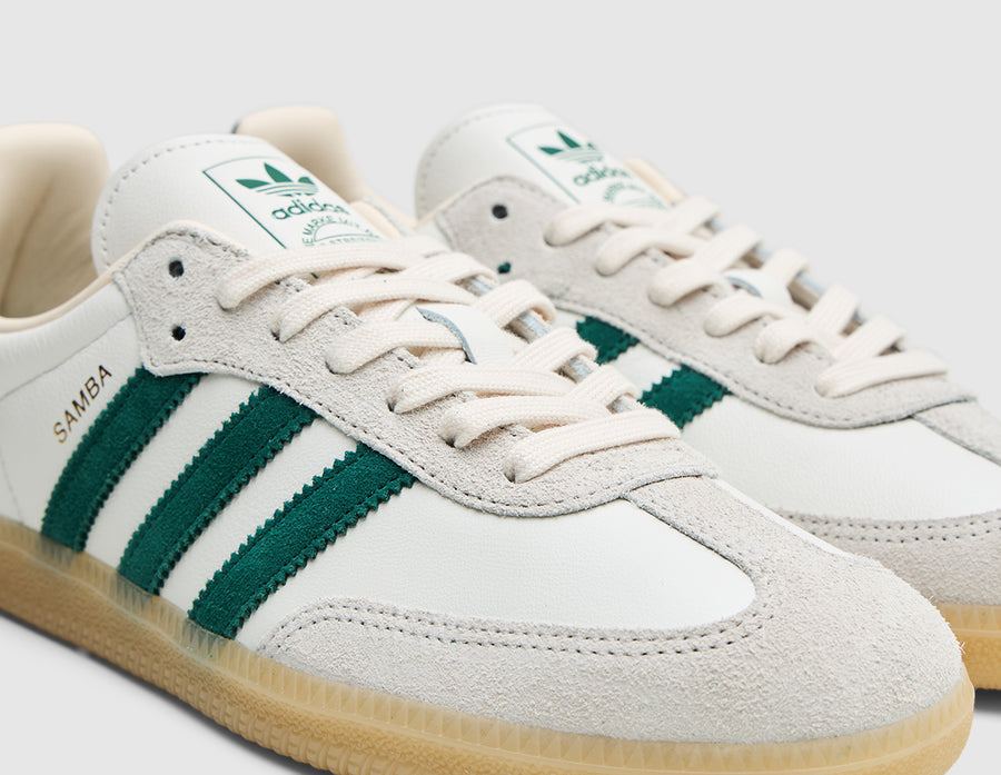 adidas Originals Samba OG Cloud White / Collegiate Green