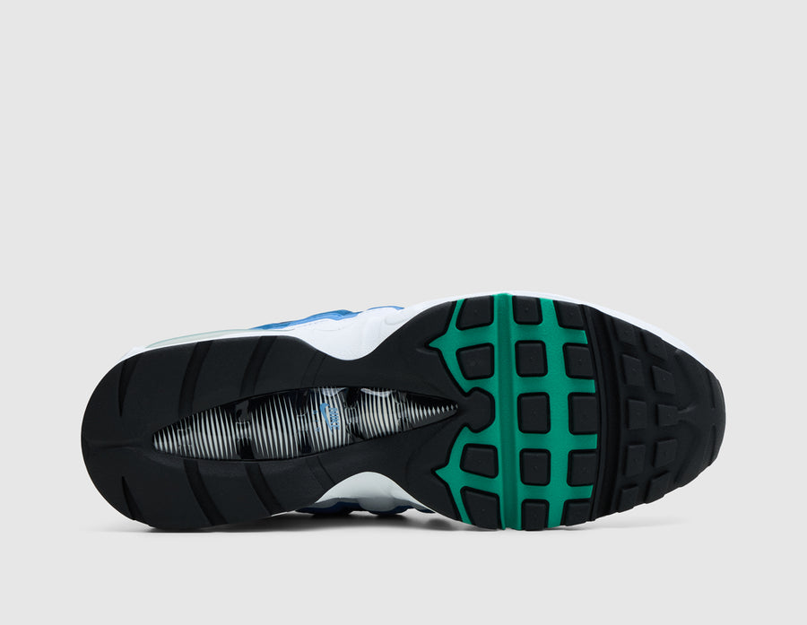 Nike Air Max 95 OG White / Emerald Green - Lake Blue
