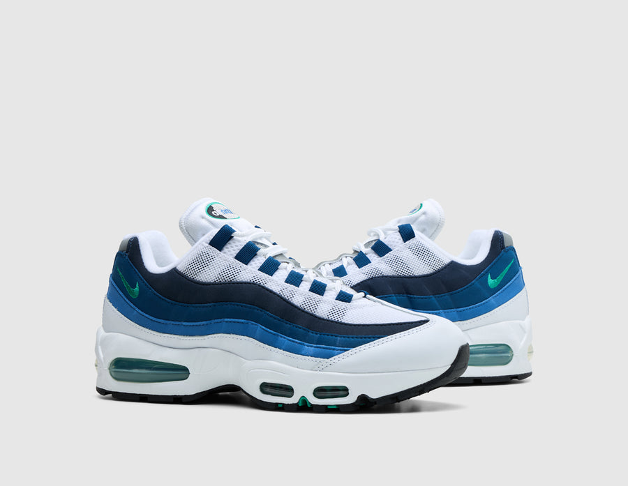 Nike Air Max 95 OG White / Emerald Green - Lake Blue