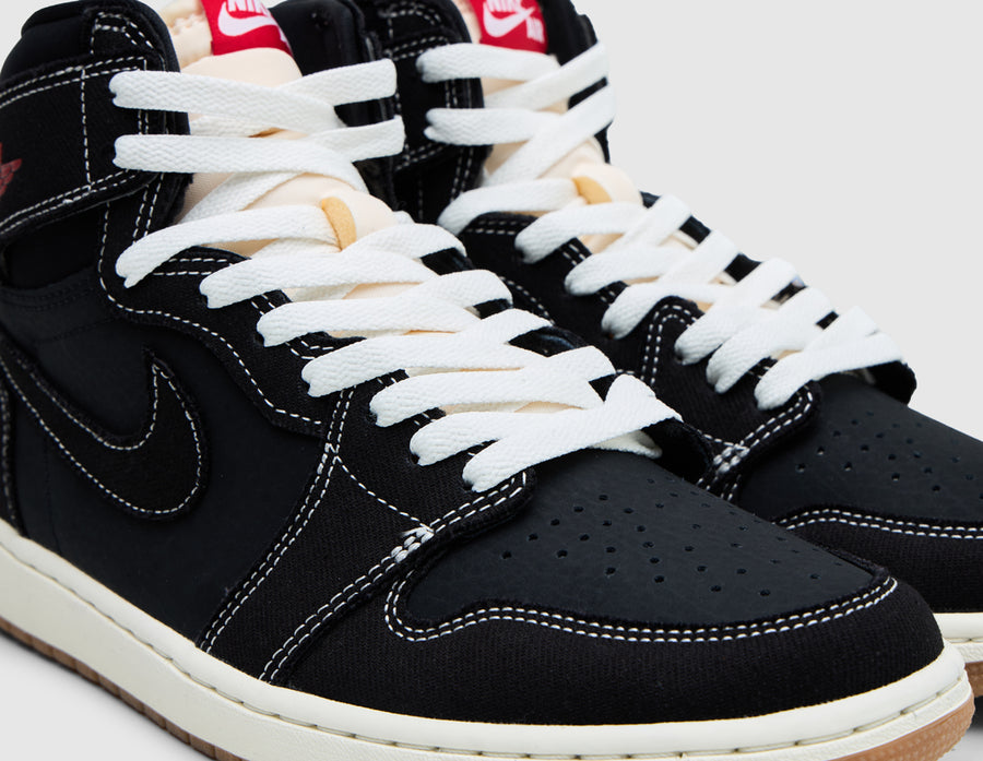 Jordan 1 Retro High OG Flight Club Black / University Red - Sail