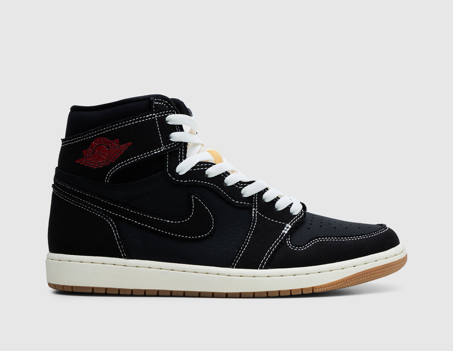 Jordan 1 Retro High OG Flight Club Black / University Red - Sail