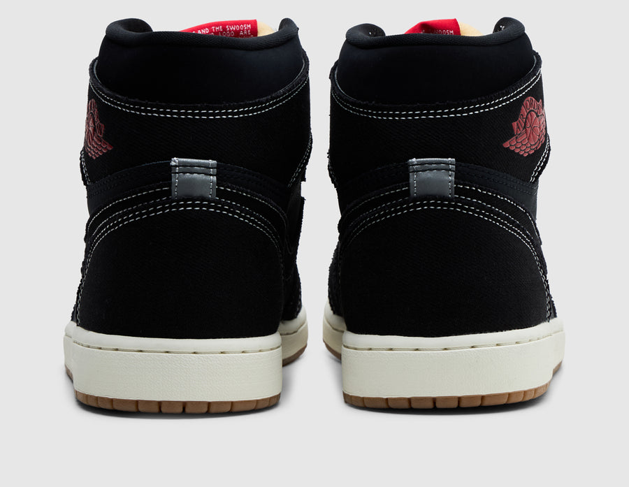 Jordan 1 Retro High OG Flight Club Black / University Red - Sail