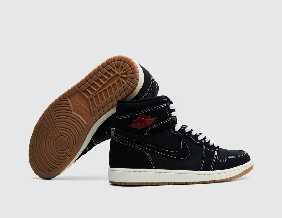 Jordan 1 Retro High OG Flight Club Black / University Red - Sail