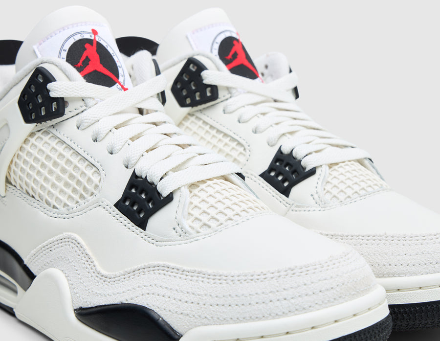 Jordan 4 Retro OG FC Sail / Black - University Red