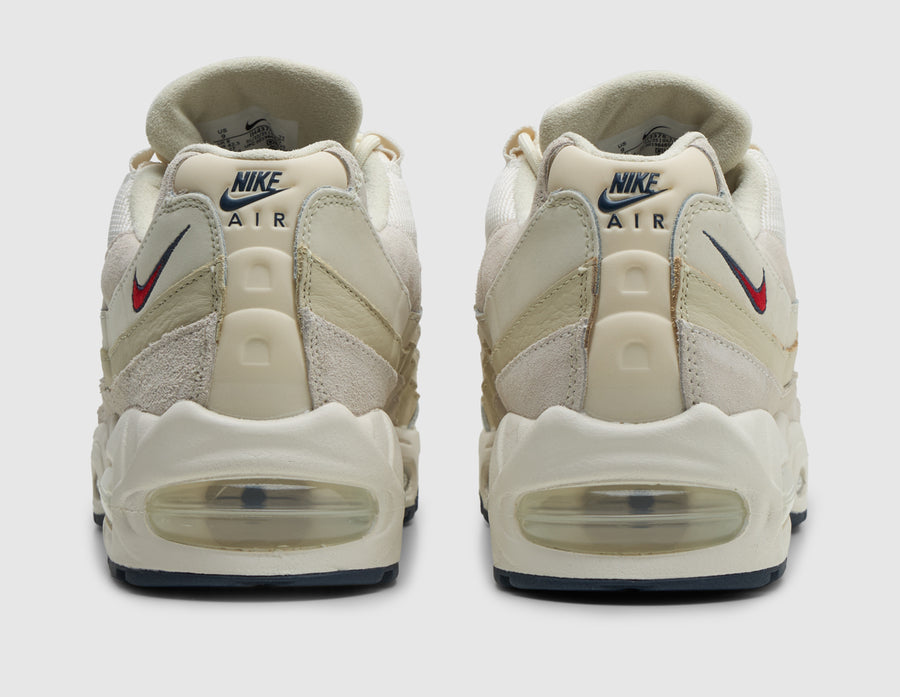 Nike Air Max 95 OG Pale Ivory / University Red - Light Khaki