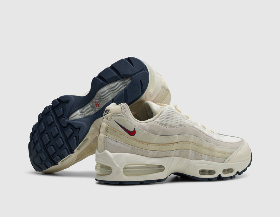 Nike Air Max 95 OG Pale Ivory / University Red - Light Khaki