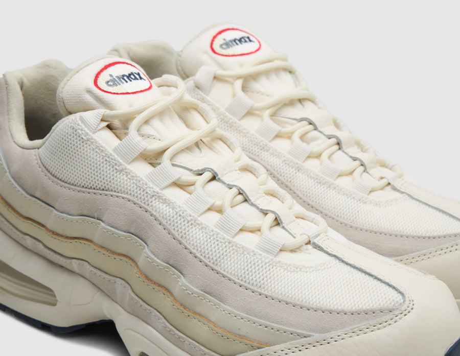 Nike Air Max 95 OG Pale Ivory / University Red - Light Khaki
