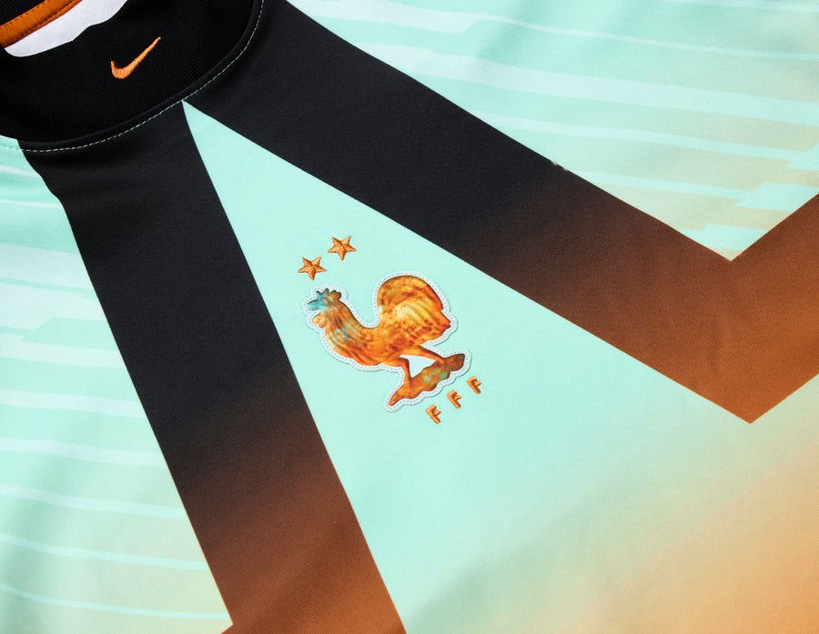 Nike France Goalkeeper Jersey Black / Monarch - Metallic Copper