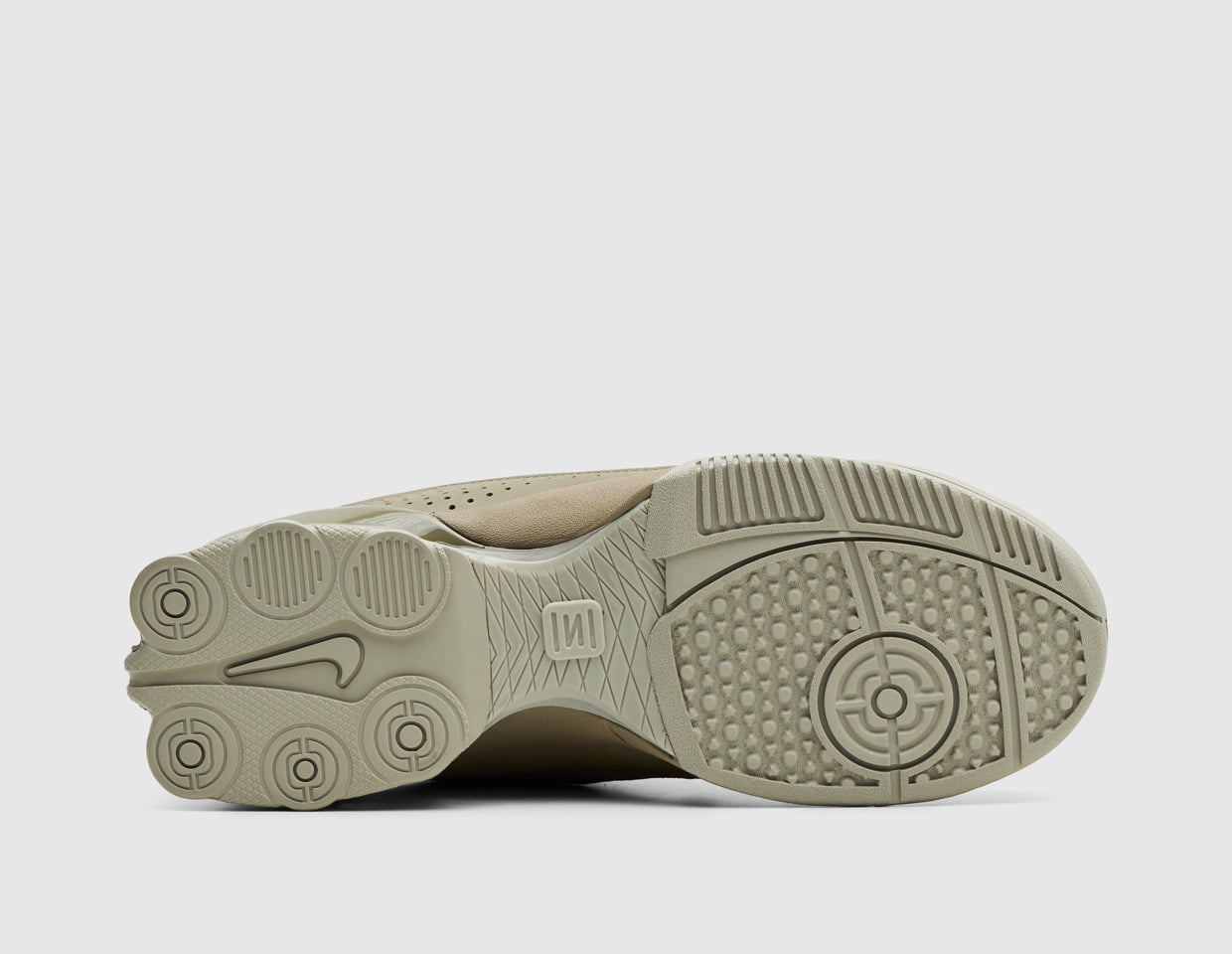 Nike Women's T90 Shox Magia Neutral Olive / Metallic Silver – size