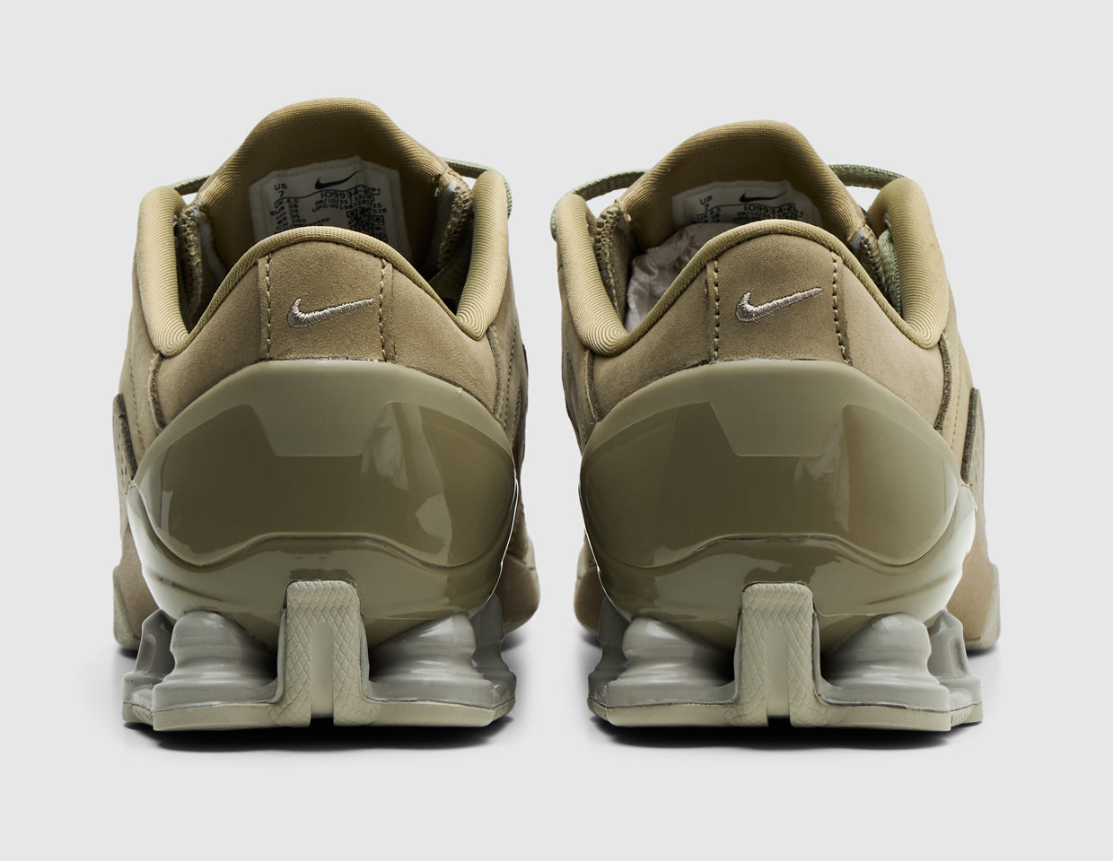 Nike Women's T90 Shox Magia Neutral Olive / Metallic Silver – size
