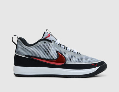 Nike Book 2 SP Metallic Silver / Sport Red - Black - Sneakers