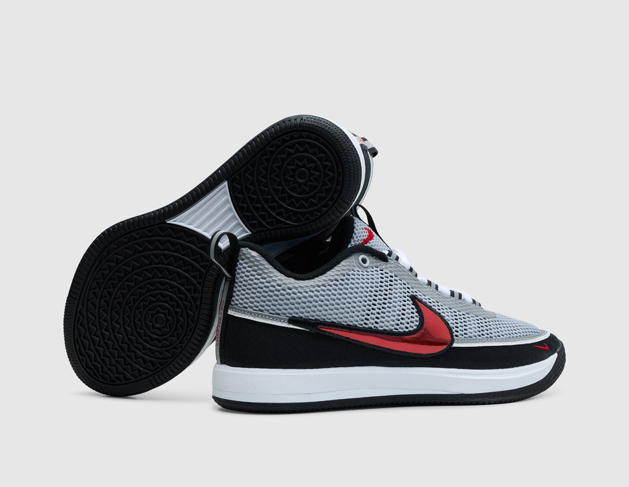 Nike Book 2 SP Metallic Silver / Sport Red - Black – size? Canada