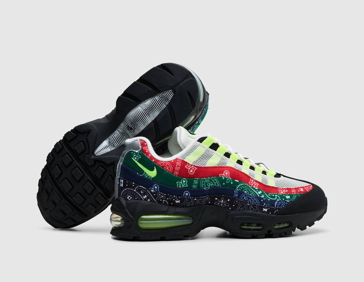 Nike Air Max 95 Big Bubble Sail / Volt - University Red – size? Canada