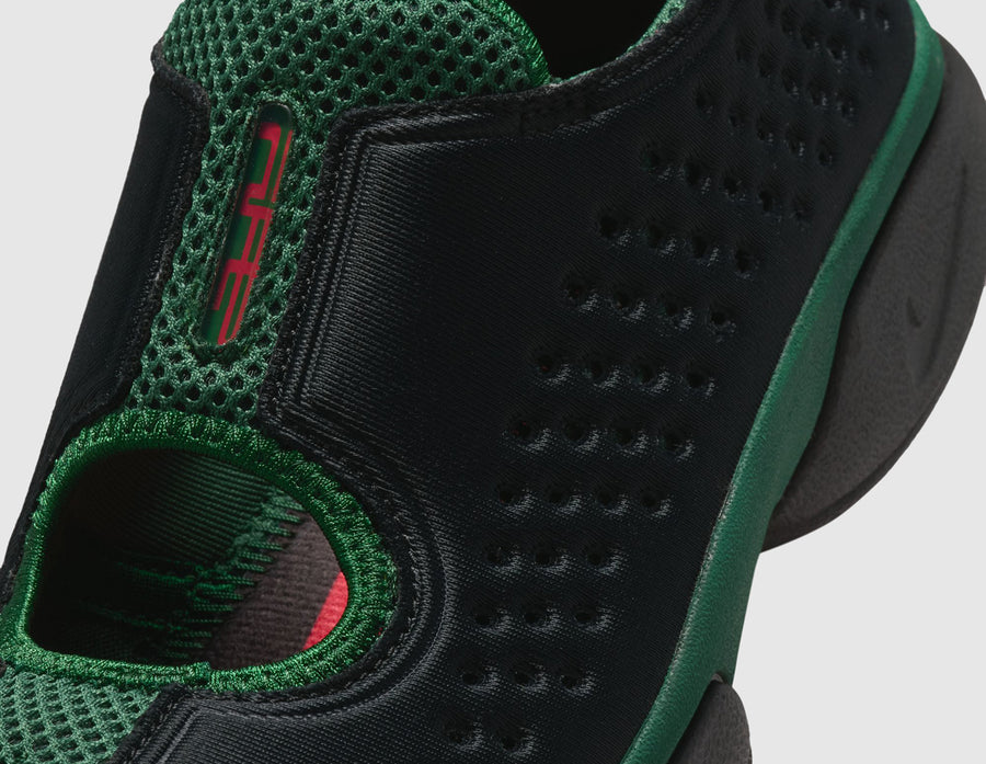 Nike Women's Air Rift 2 Black / Fire Red - Team Dark Green