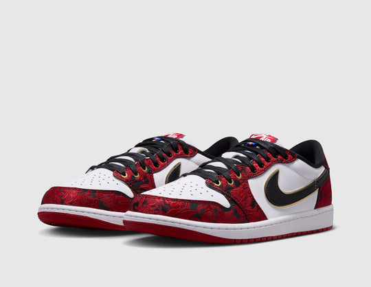 Jordan 1 Retro Low OG Black / Varsity Red - Summit White