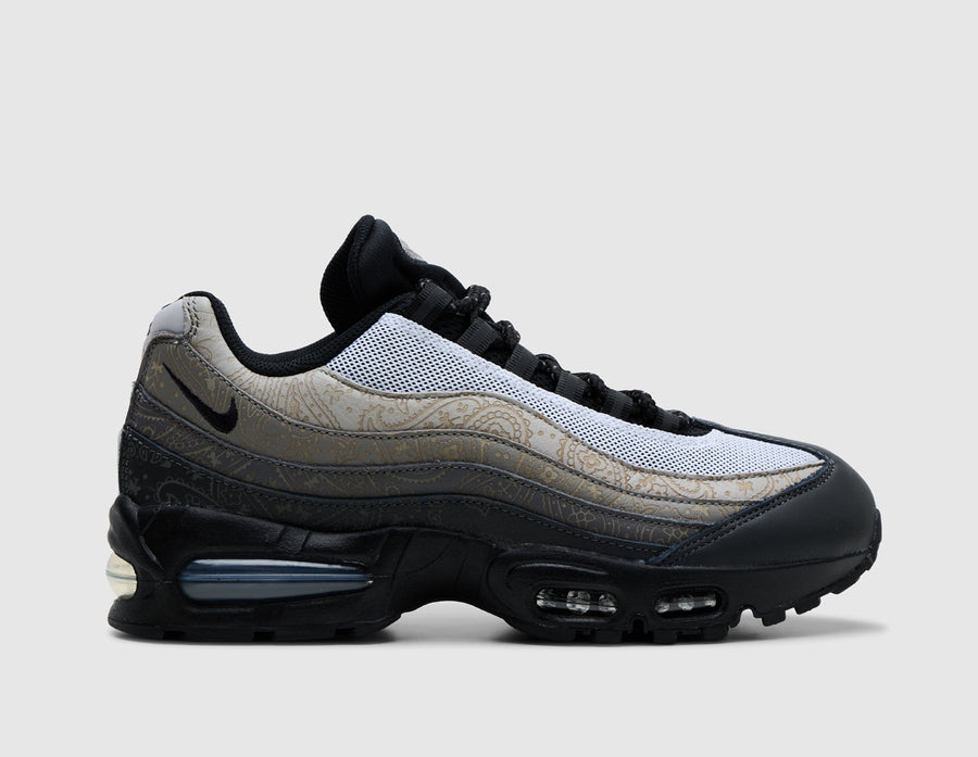 Nike Air Max 95 Big Bubble Leather White / Black - Light Graphite