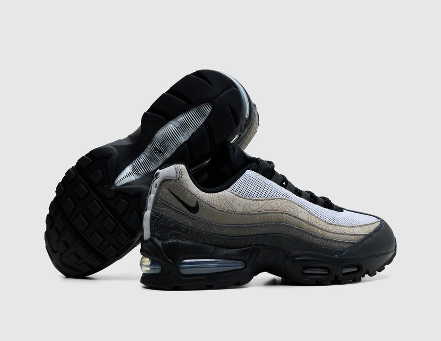 Nike Air Max 95 Big Bubble Leather White / Black - Light Graphite