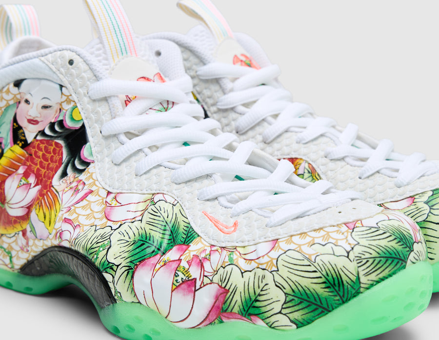 Nike Air Foamposite One "Tianjin 2.0" White / Light Poison Green