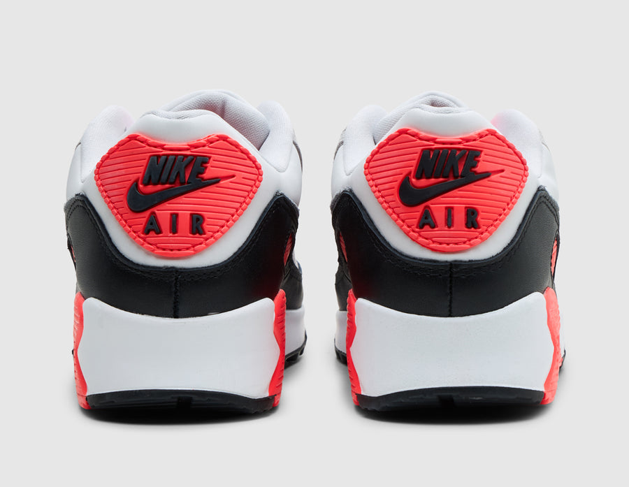 Nike Air Max 90 Infrared 3M White / Particle Grey - Light Smoke Grey