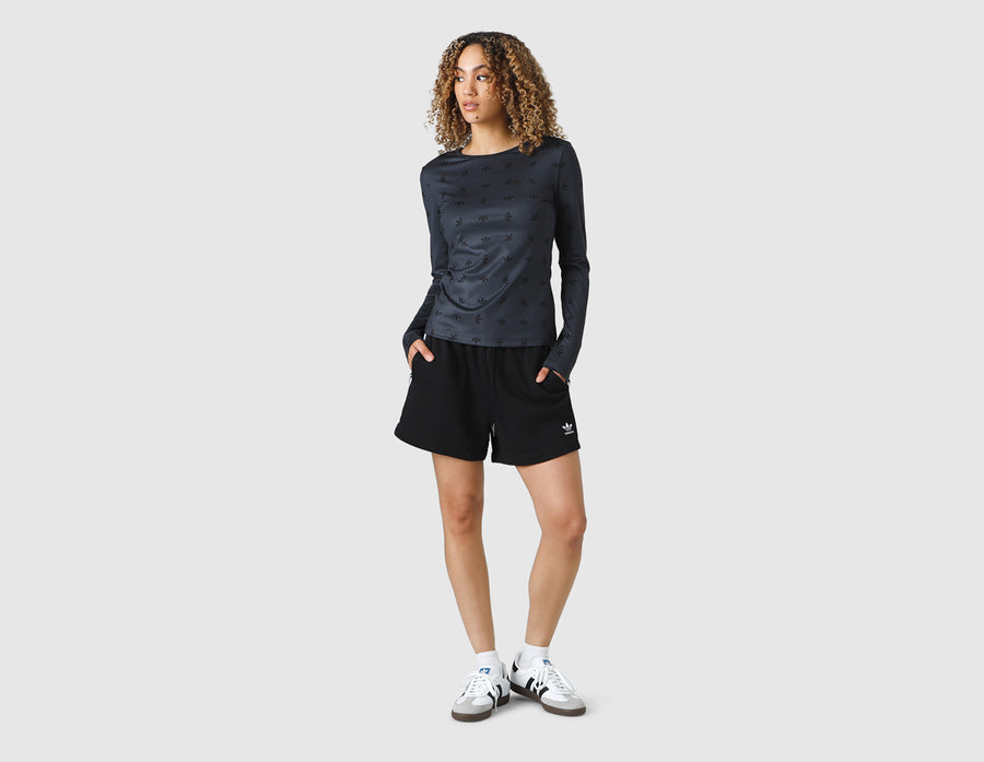 adidas Originals Women s 3 Stripes French Terry Shorts Black size Canada