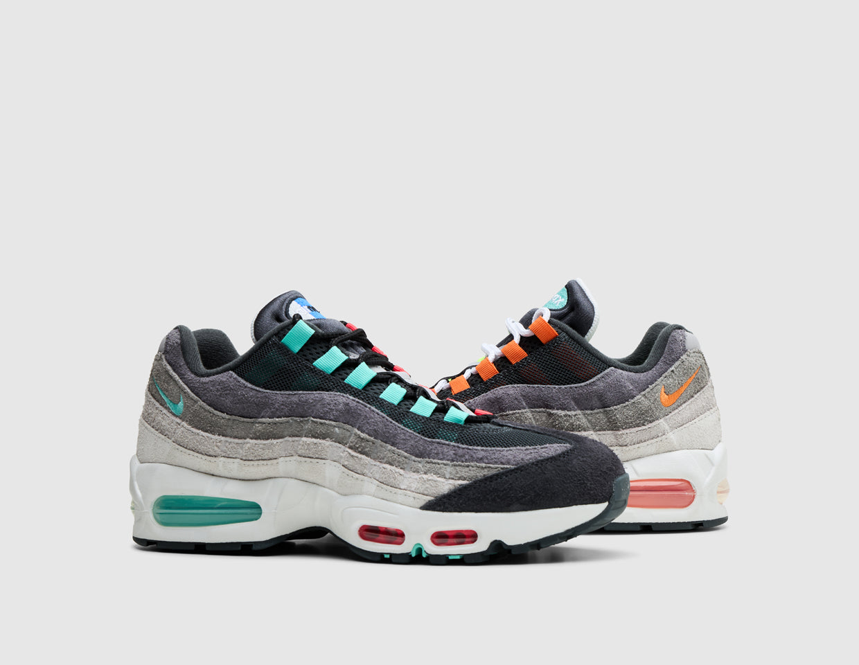 Nike Air Max 95 Big Bubble PRM Hyper Turquoise / Volt - Solar Red