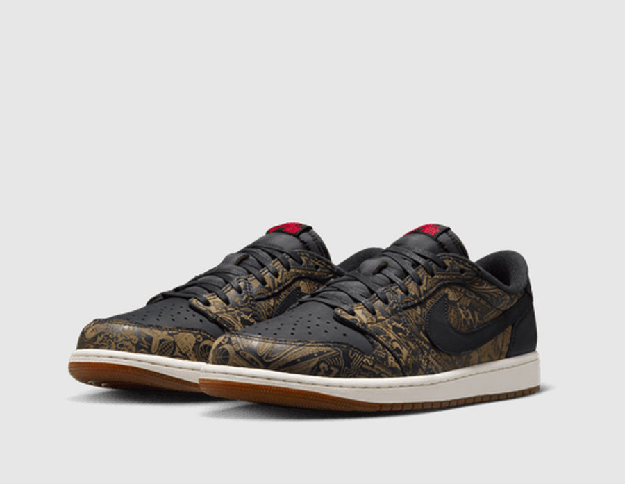 Jordan 1 Low OG "Laser" Black / Varsity Red - Summit White