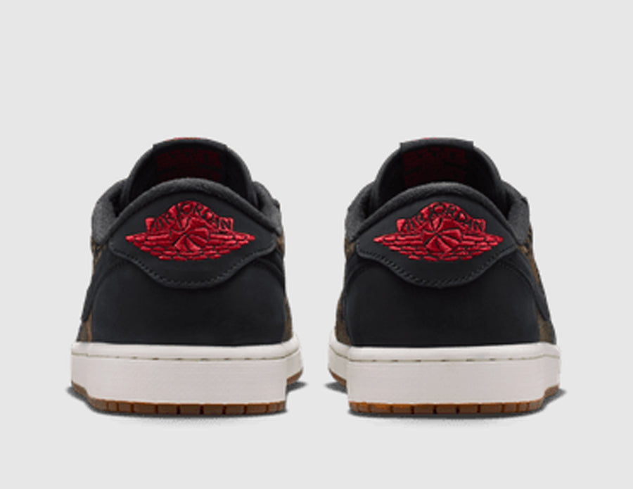 Jordan 1 Low OG "Laser" Black / Varsity Red - Summit White