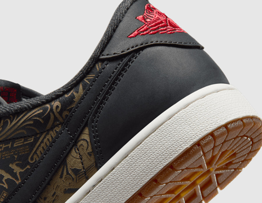 Jordan 1 Low OG "Laser" Black / Varsity Red - Summit White