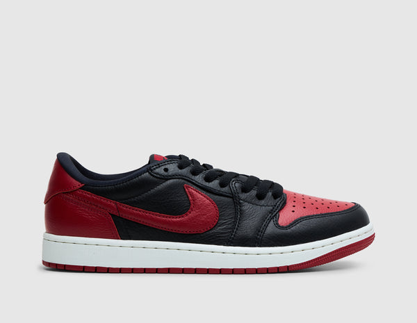 Jordan 1 Retro Low OG Black / Black - Varsity Red – size? Canada