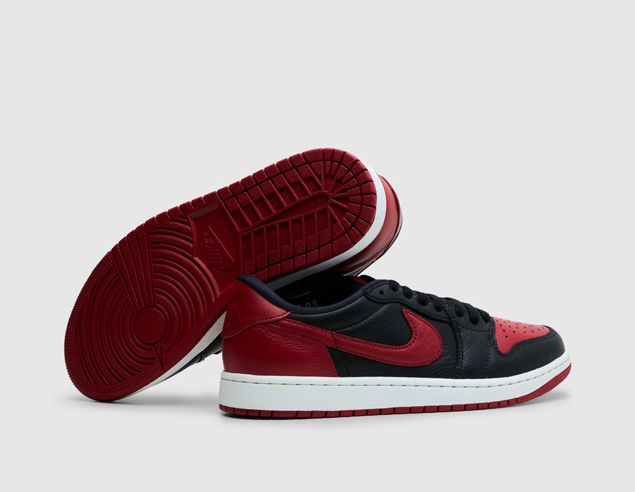 Jordan 1 Retro Low OG Black / Black - Varsity Red