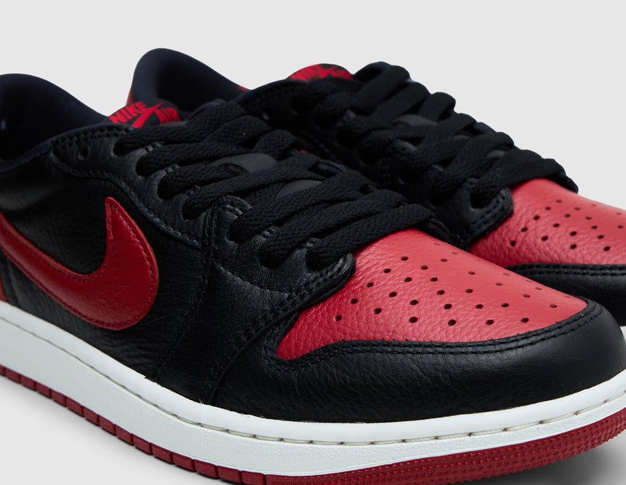 Jordan 1 Retro Low OG Black / Black - Varsity Red