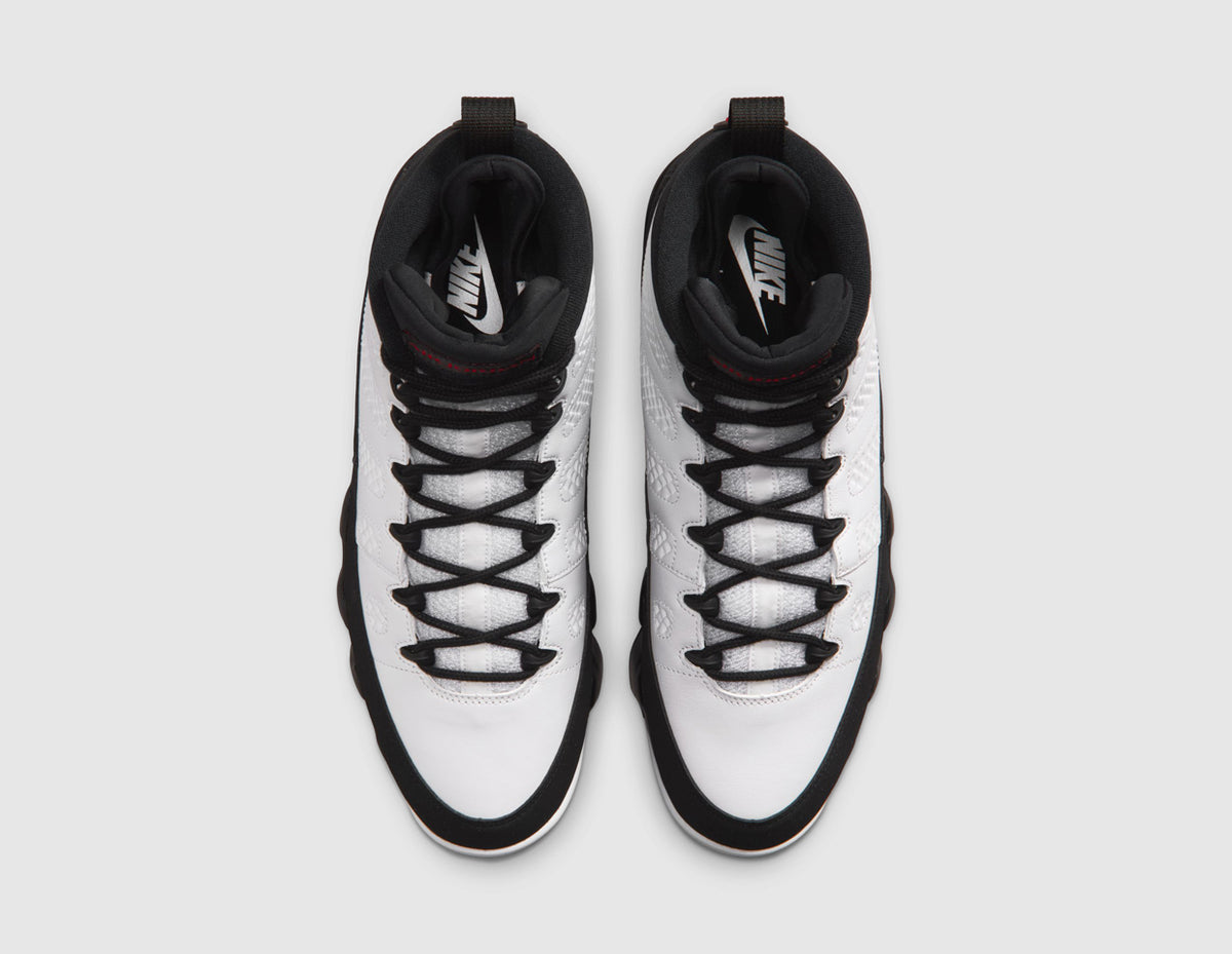 Jordan 9 Retro White / True Red - Black