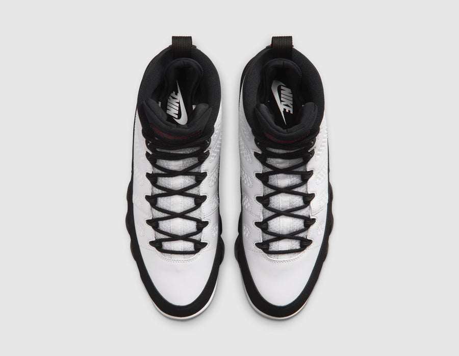 Jordan 9 Retro White / True Red - Black