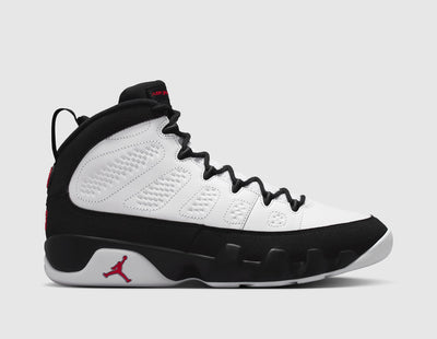Jordan 9 Retro White / True Red - Black - Sneakers