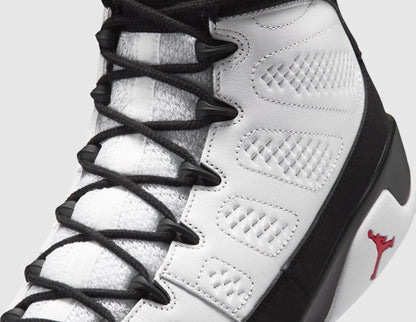 Jordan 9 Retro White / True Red - Black