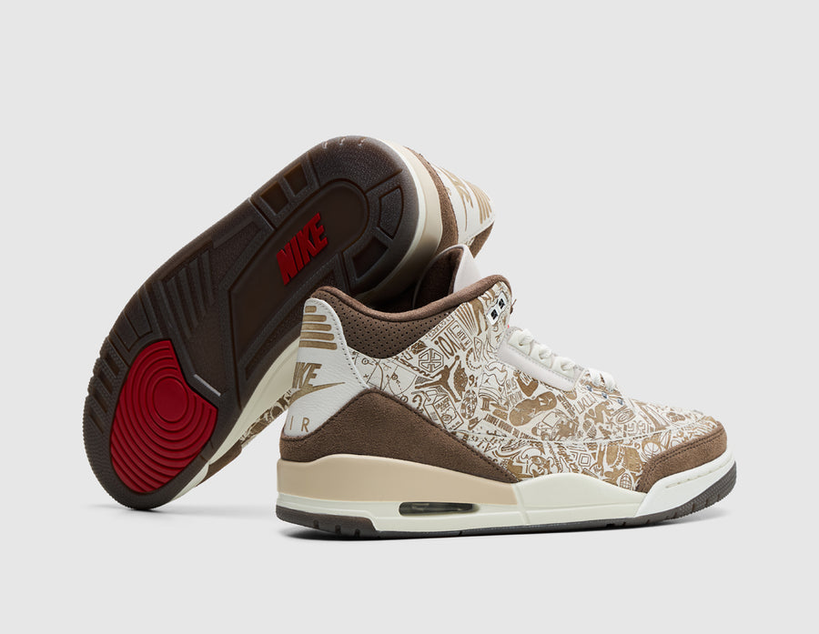 Jordan 3 Retro Laser Phantom / University Red - Palomino