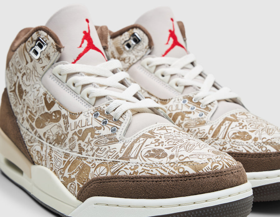 Jordan 3 Retro Laser Phantom / University Red - Palomino