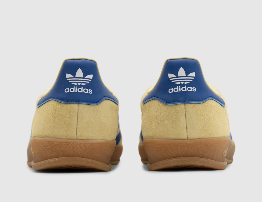 adidas Originals Gazelle Indoor Powder Yellow / Team Royal Blue - Footwear White