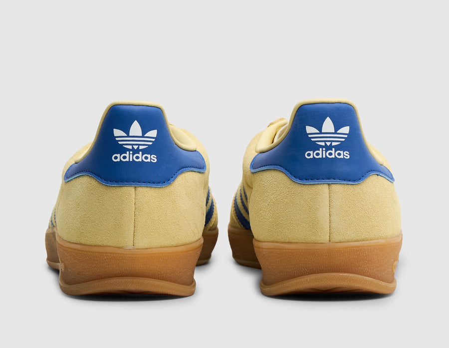 adidas Originals Gazelle Indoor Powder Yellow / Team Royal Blue - Footwear White