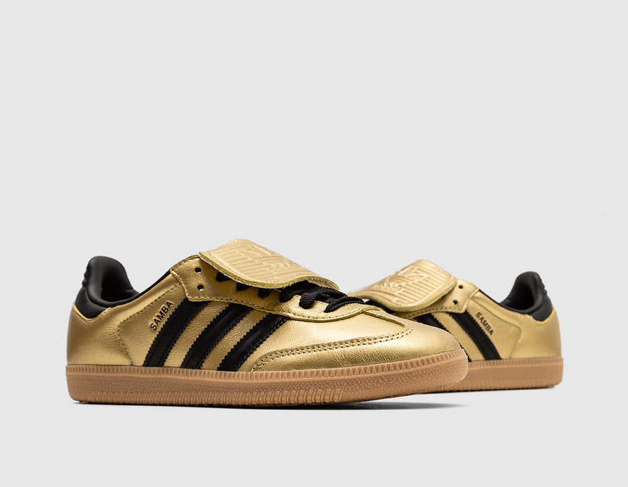 adidas Originals Women's Samba LT Gold Metallic / Core Black - Gum
