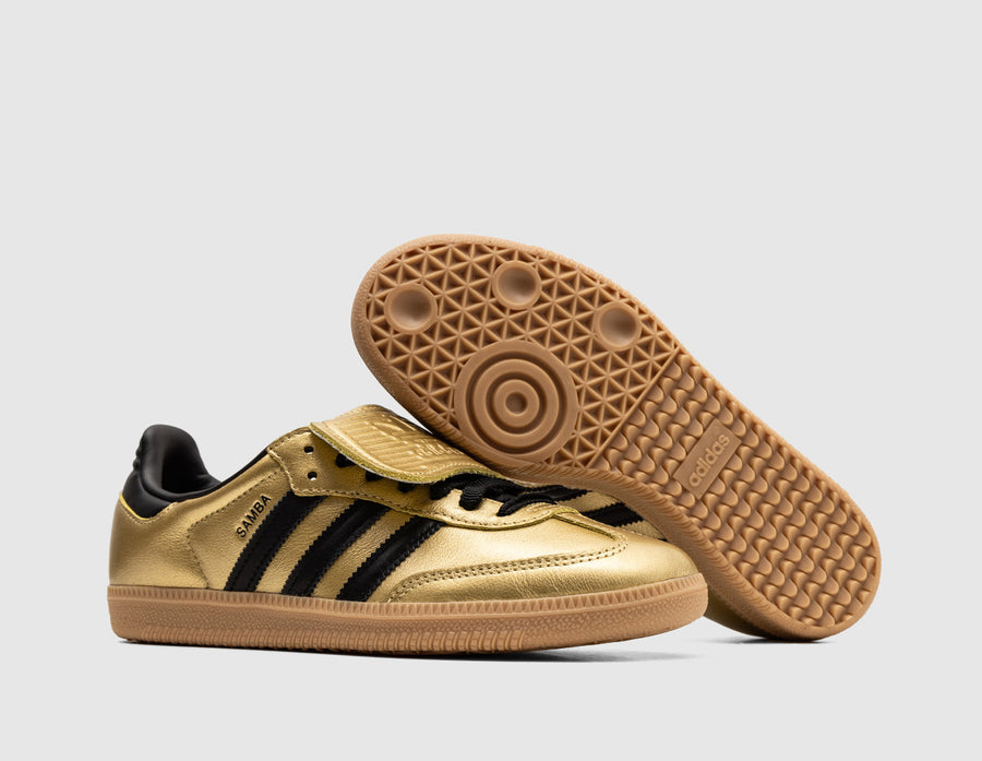 adidas Originals Women's Samba LT Gold Metallic / Core Black - Gum