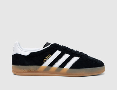 adidas Originals Gazelle Indoor Core Black / Fwtr White - Gum - Sneakers