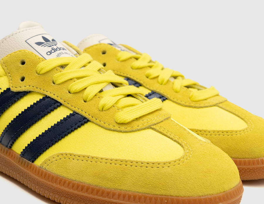 adidas Originals Women's Samba OG Shock Yellow / Night Indigo - Cream White