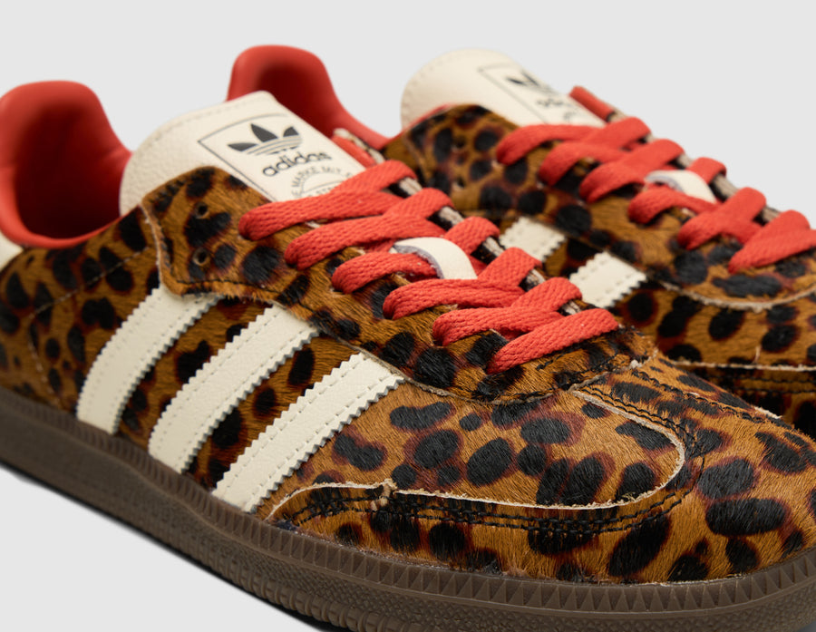 adidas Originals Women's Samba OG Core Black / Preloved Red - Cream White