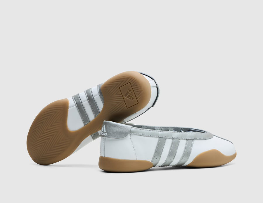 adidas Originals Women's Taekwondo Mei Ballet Cloud White/ Silver Metallic - Gum