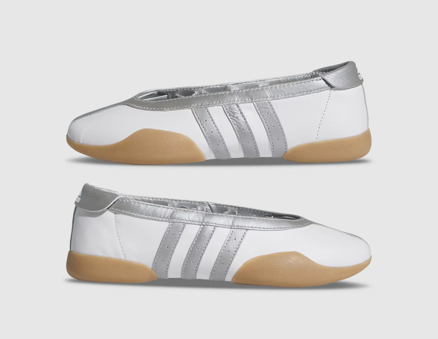 adidas Originals Women's Taekwondo Mei Ballet Cloud White/ Silver Metallic - Gum