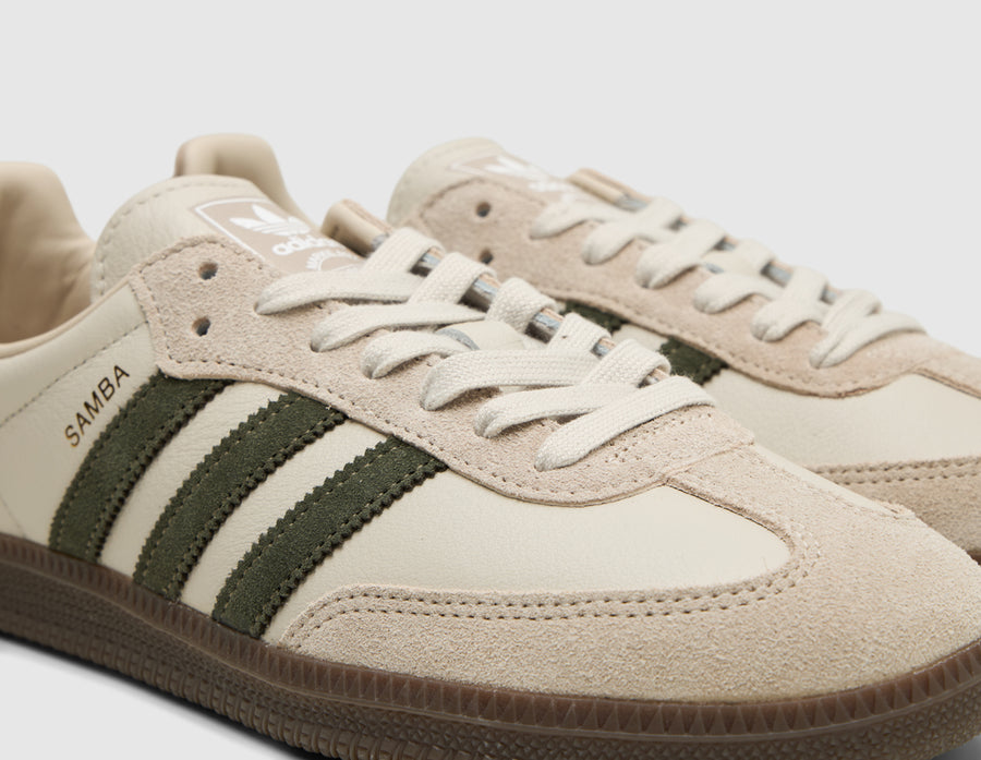 adidas Samba OG Aluminum / Beige - Gum
