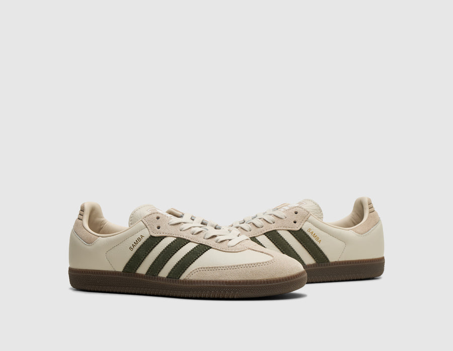 adidas Samba OG Aluminum / Beige - Gum