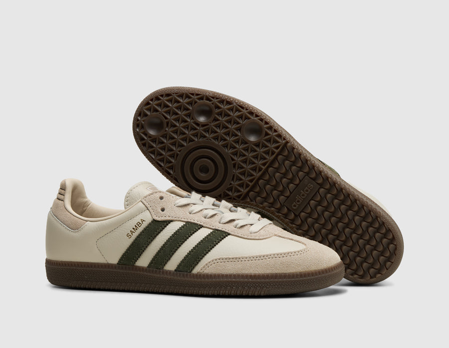 adidas Samba OG Aluminum / Beige - Gum