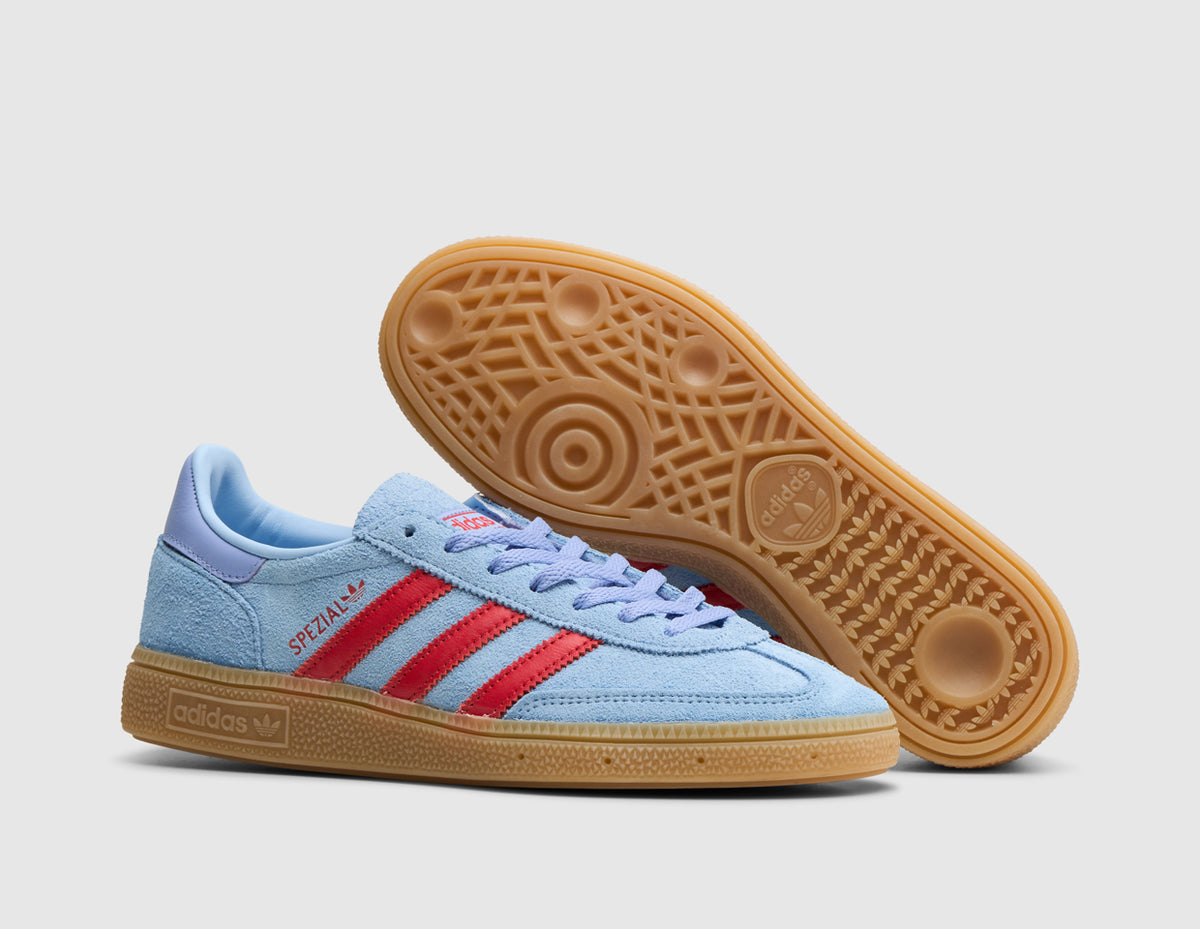 adidas Originals Women's Handball Spezial Glow Blue / Red
